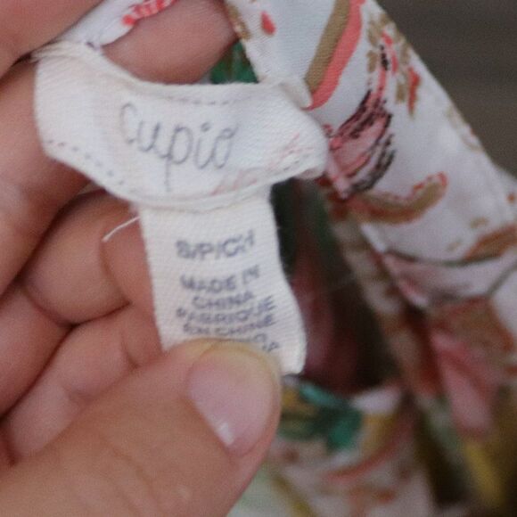 Cupio | Short Sleeve Ruffled Floral Blouse - Picture 5 of 6